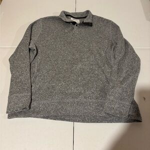Sonoma Goods For Life Gray 1/4 Button Down Sweatshirt Men’s Size XXL